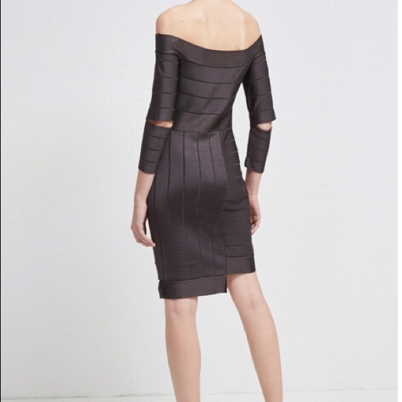 FRENCH CONNECTION Anise Off the Shoulder Rib Knit Dress - Picture 4 of 15